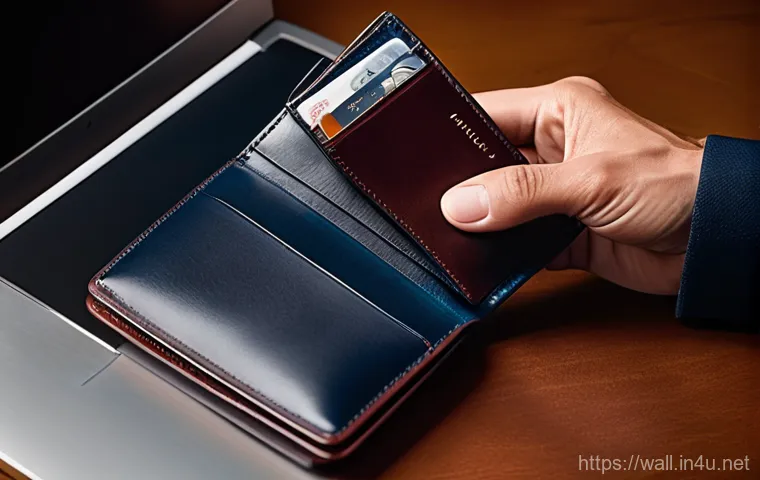 타미힐피거 캔버스 지갑과 가죽 지갑 비교 - A vibrant, dynamic shot of a young adult, early 20s, with a cheerful smile, casually holding an open... 타미힐피거 캔버스 지갑과 가죽 지갑 비교 - A vibrant, dynamic shot of a young adult, early 20s, with a cheerful smile, casually holding an open...